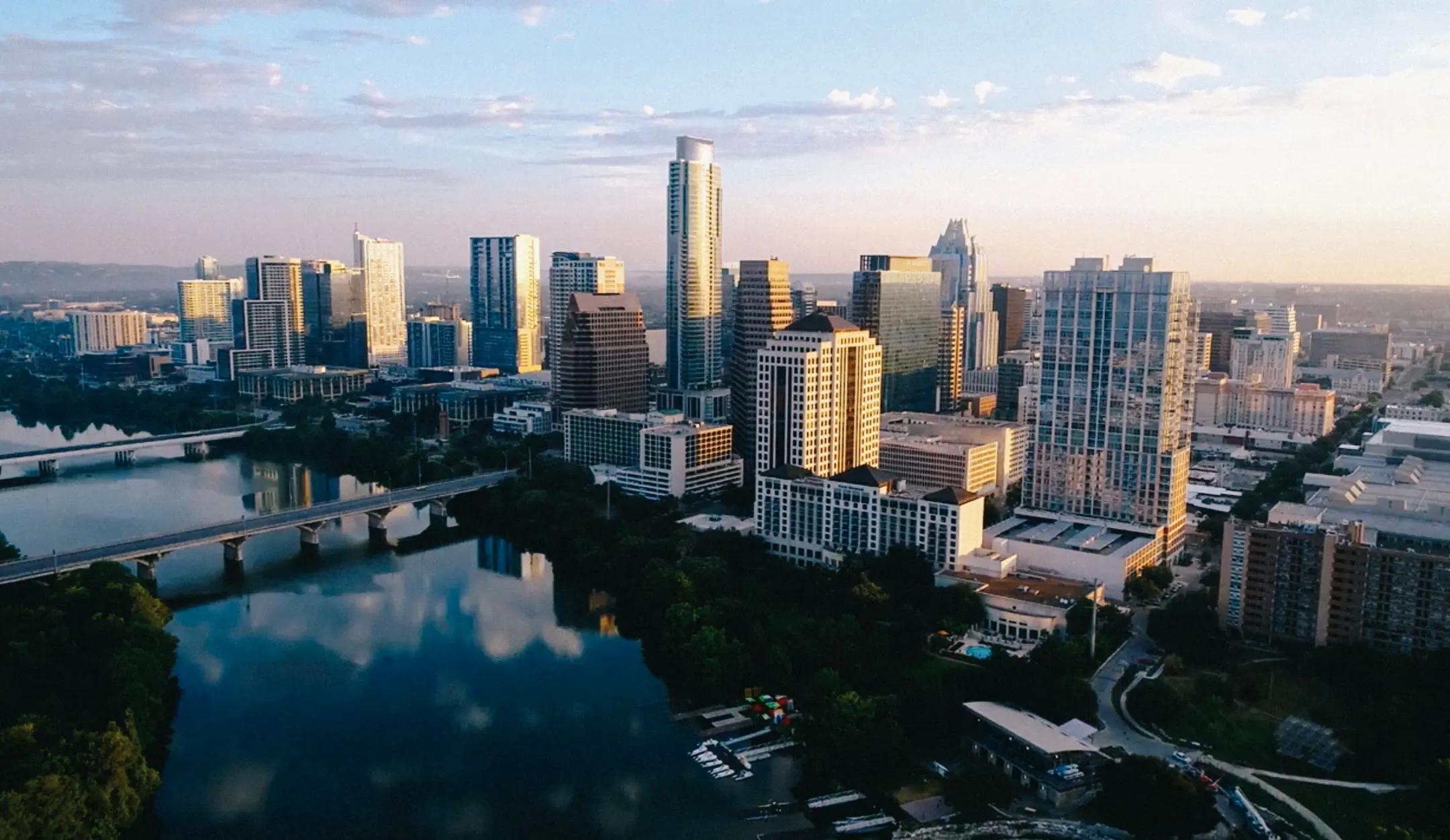 Austin city panorama.