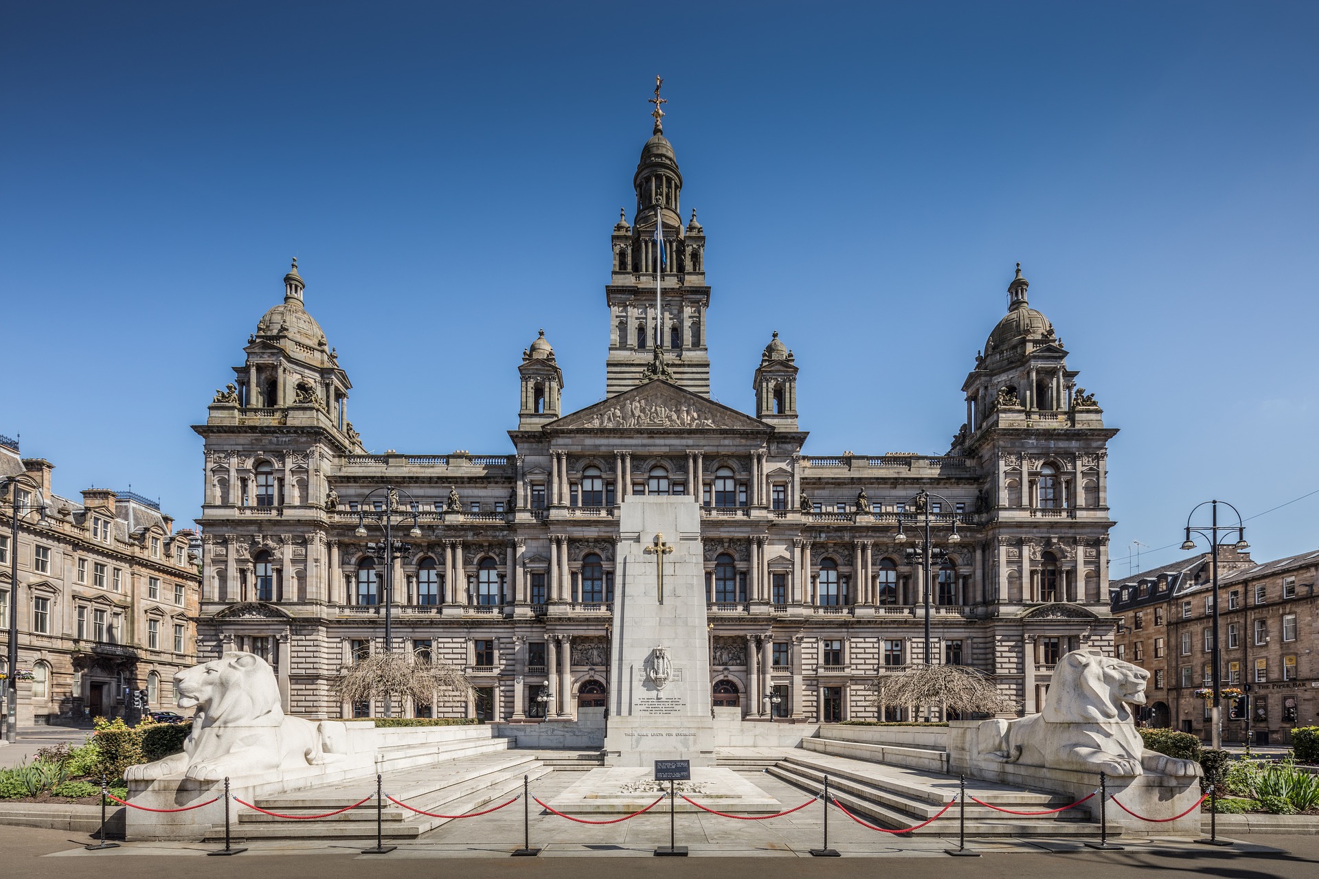 Historical building in Glasgow.