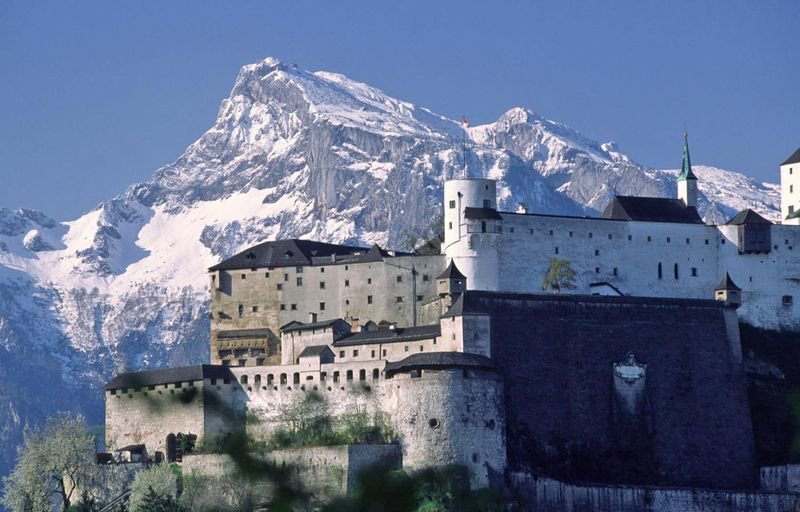 Hohensalzburg Fortress view.