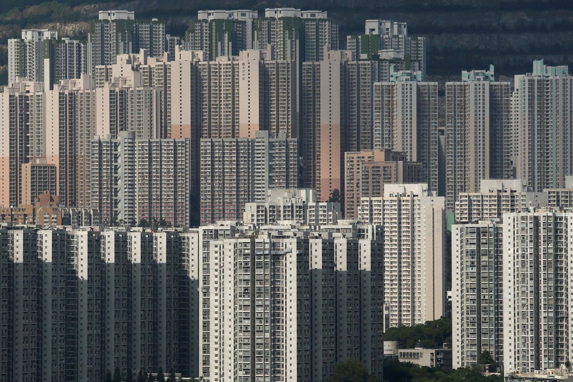Hong Kong houses.