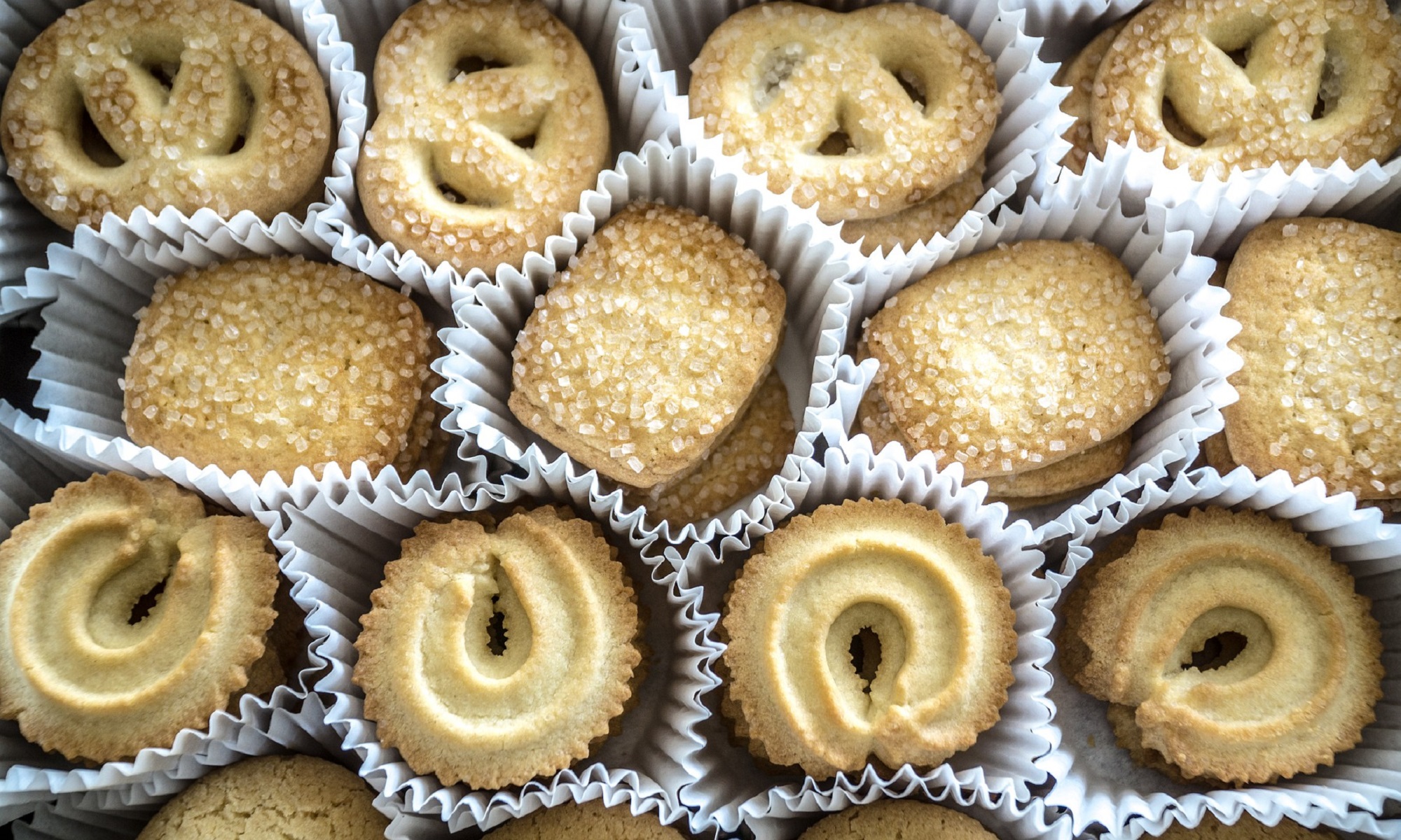 Danish butter cookies.