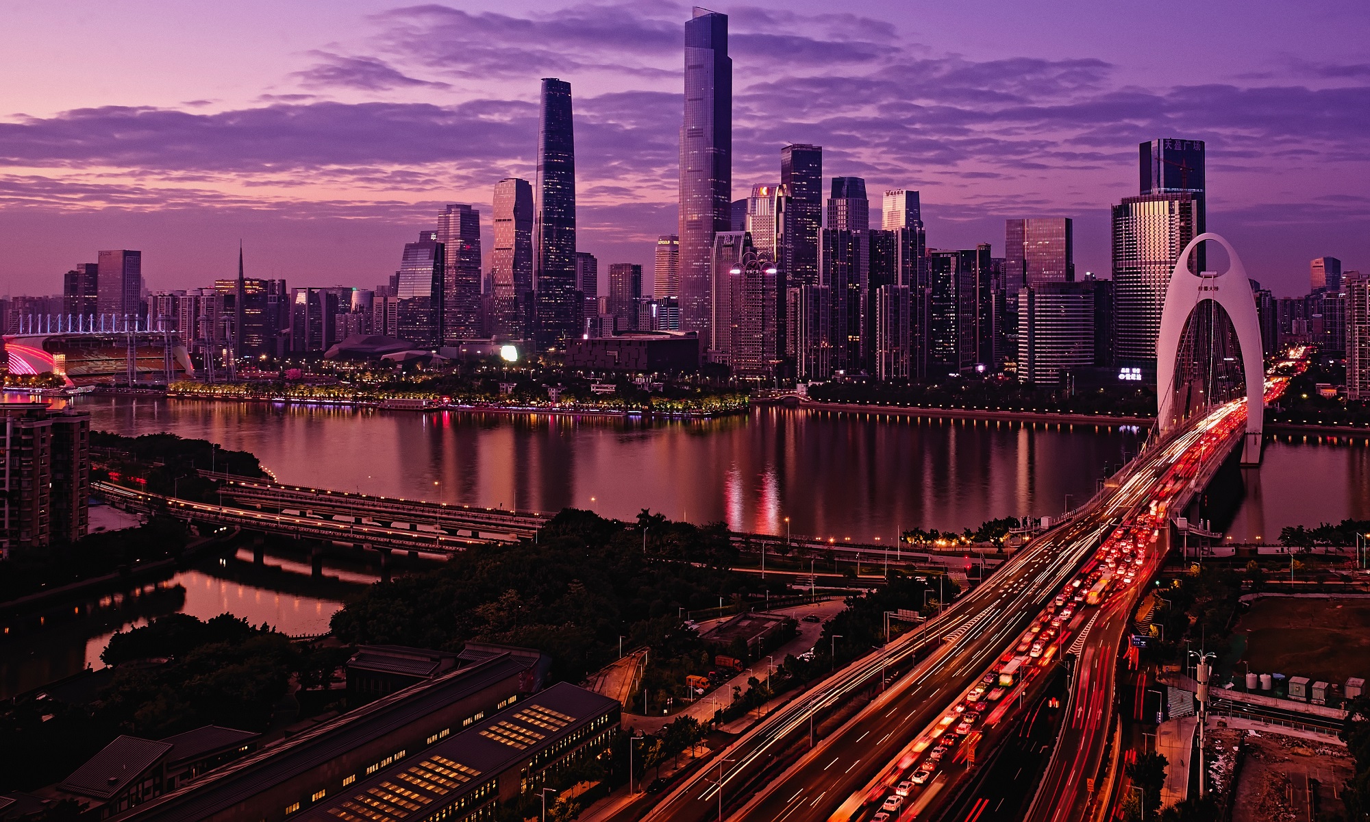 Guangzhou city panorama.