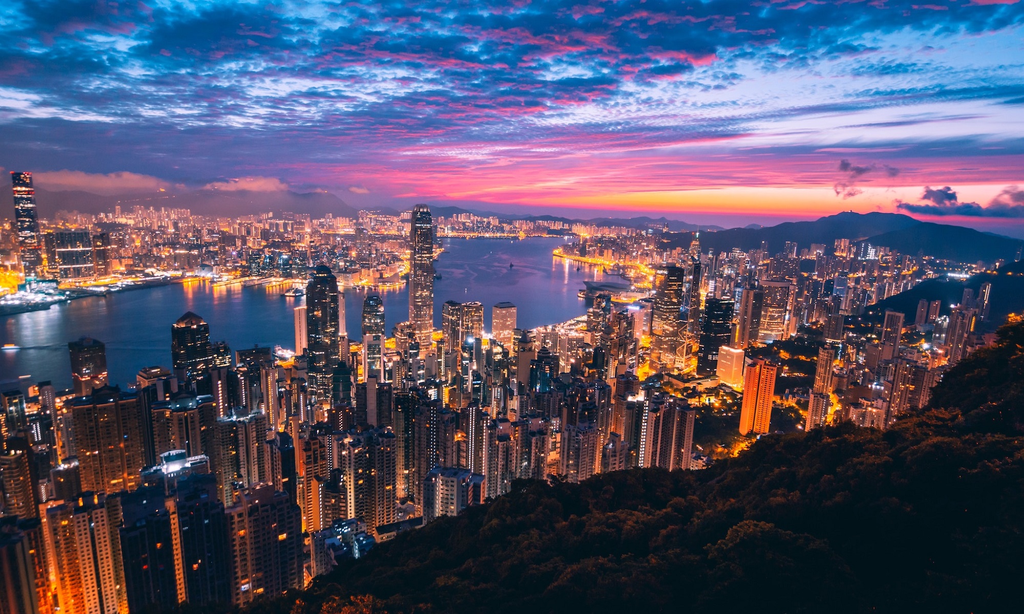 Hong Kong panorama.