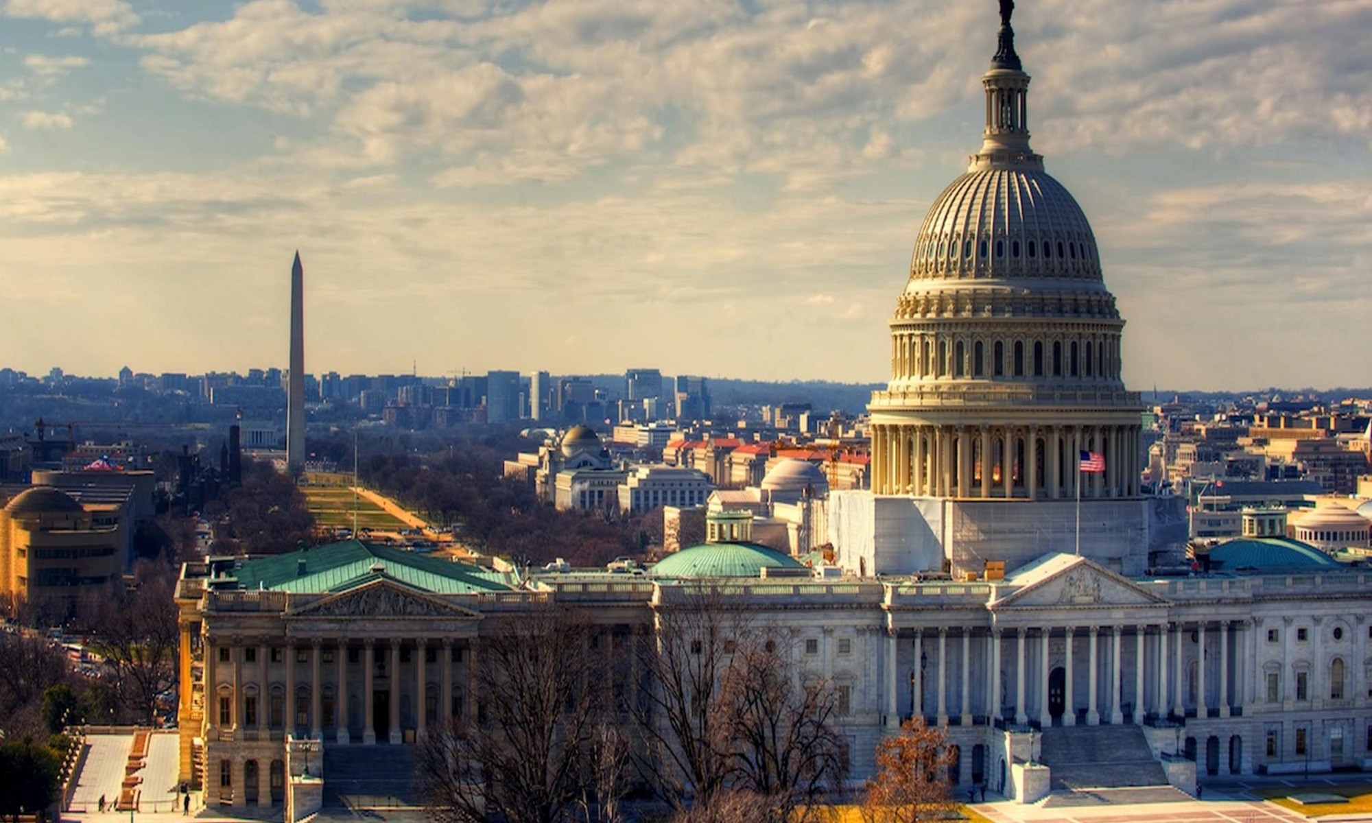 Washington D.C., Capitol panorama.