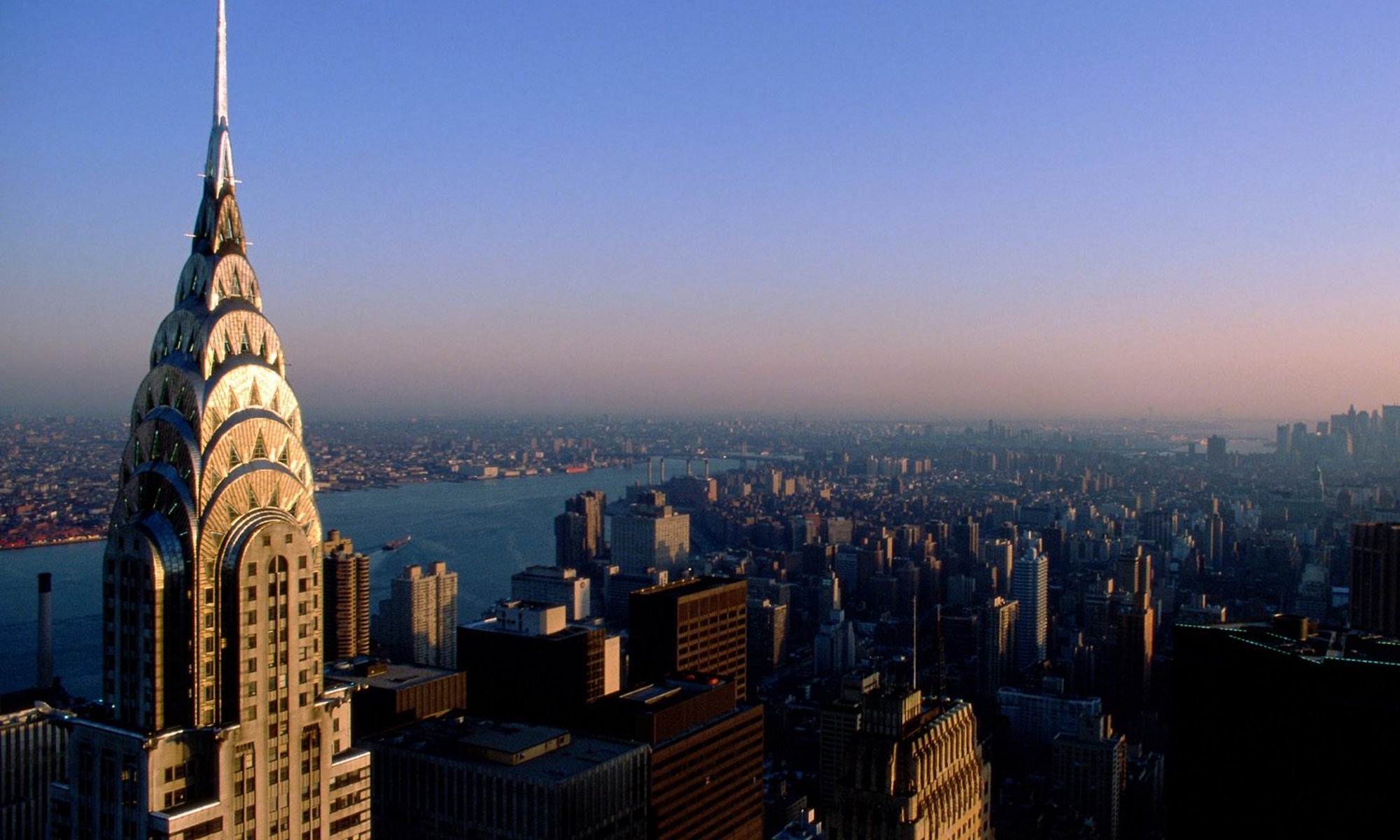 Manhattan aerial view