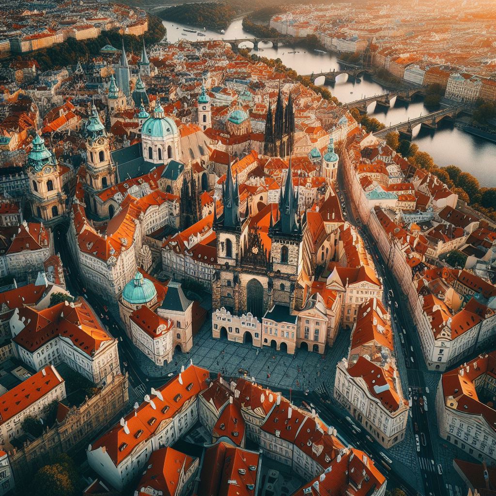 City Centre in Czechia - Czech Republic